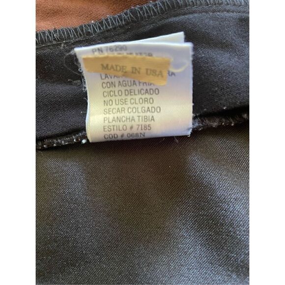 Vintage California Concepts Maxi Dress Black Brown Sleeveless Giraffe Size 14 - Picture 4 of 7